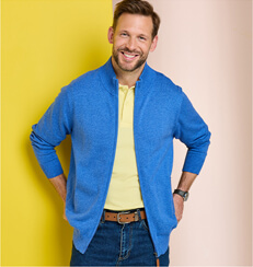 Pegasus Luxury Yarn Zip Cardigan - MD468